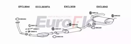 Система выпуска ОГ EuroFlo CLSHO32D 3004A